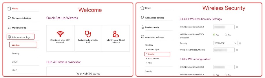 Change WiFi SSID and Password