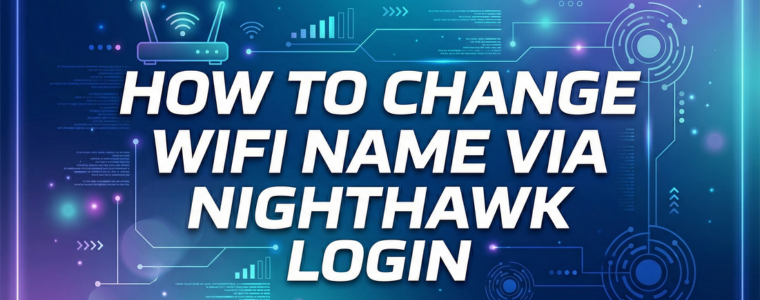 Change WiFi Name via Nighthawk Login