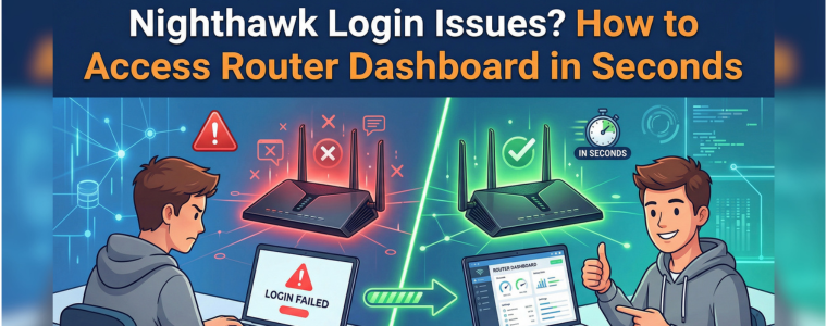 nighthawk login issue